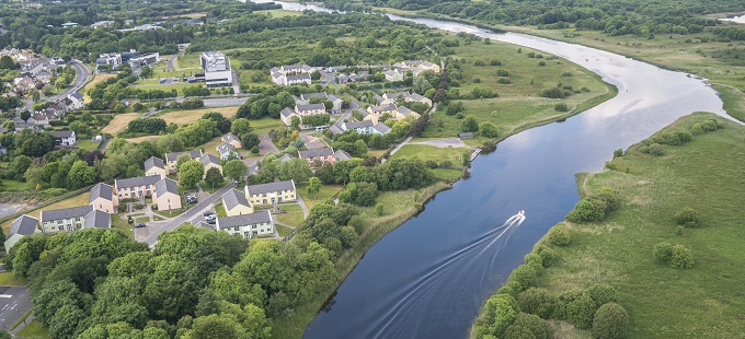 Corrib Village Aerial 680×310